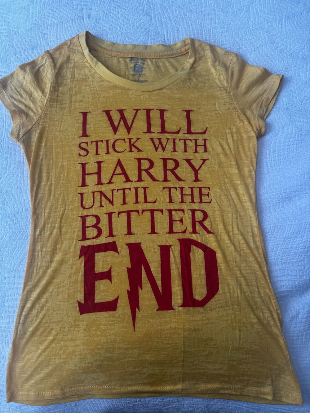 Harry Potter “I Will Stick With Harry Until the Bitter End” Graphic Tee